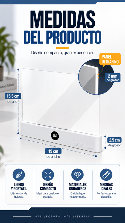 SmoothPage™ - Luz de lectura ultrafina